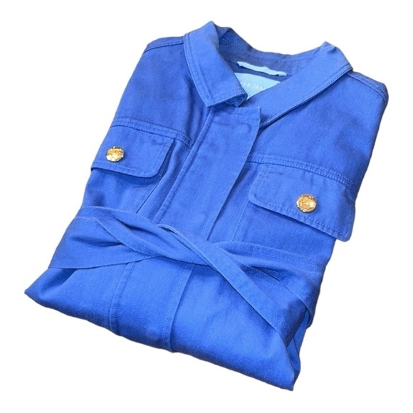 DRAPER JAMES Twill Field Jacket Cobalt Blue Small - Picture 10 of 10